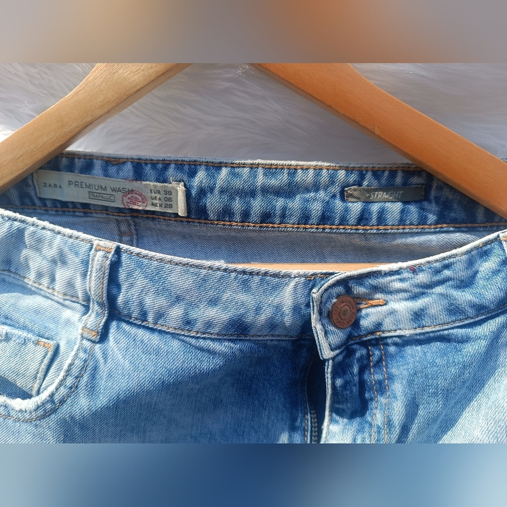 Zara Trafuluc Premium Wash Ribbed Jeans - Picture 5 of 6